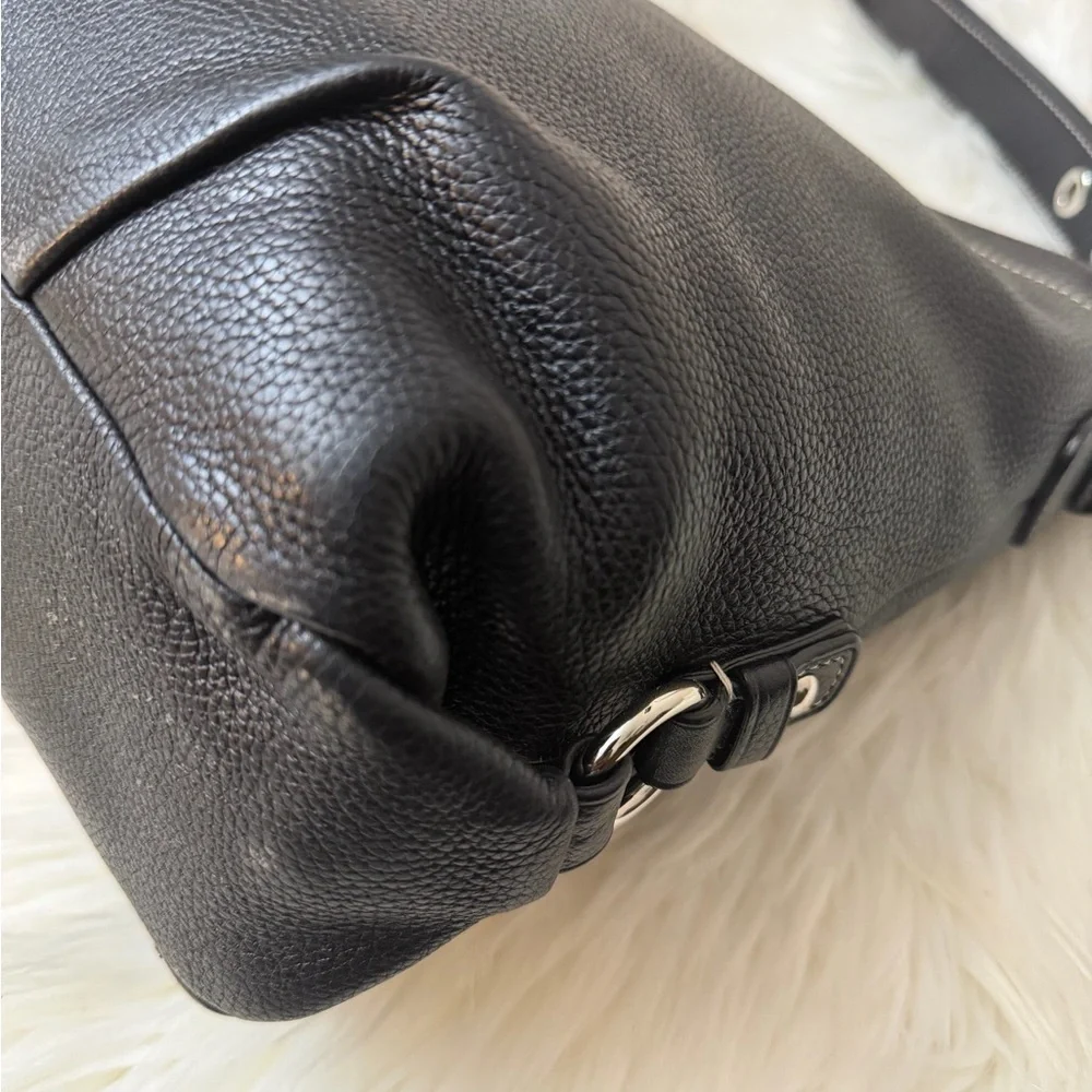 Coach Black Leather Shoulder Bag#F15064